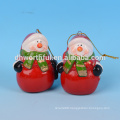 Personalise ceramic christmas tree decorations hanging baubles